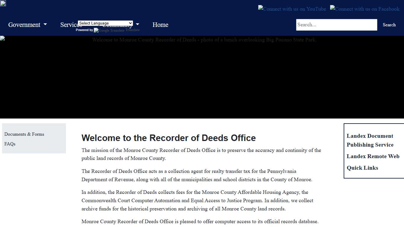 Monroe County - Recorder of Deeds
